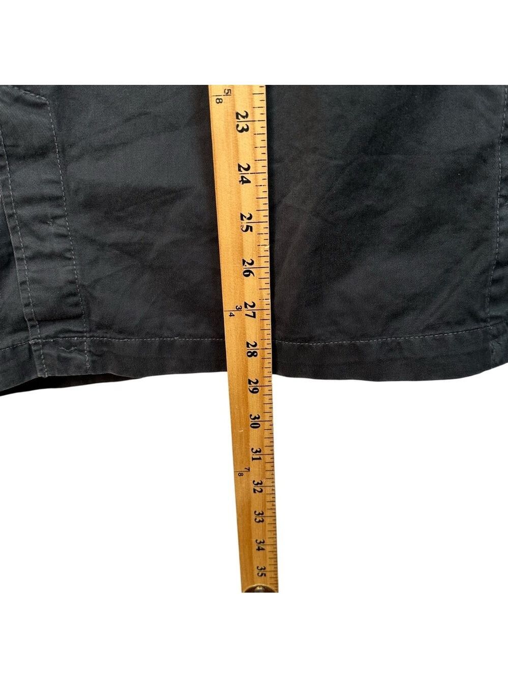 Pretty Green Utility Jacket Black Dark Grey Size L Casual Workwear - Picture 11 of 15